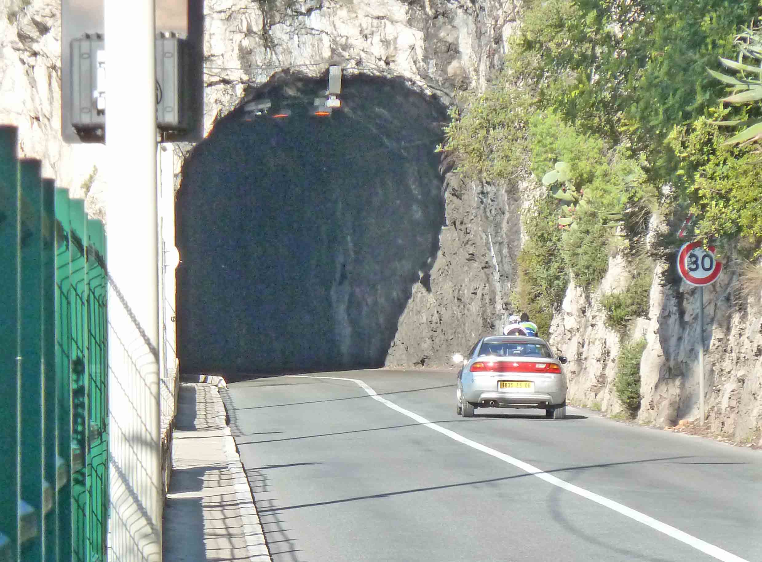 First tunnel entrance