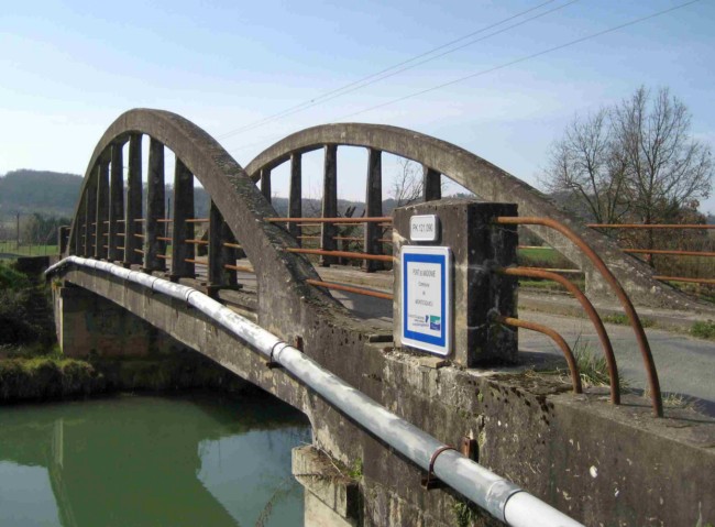 Road bridge over canal