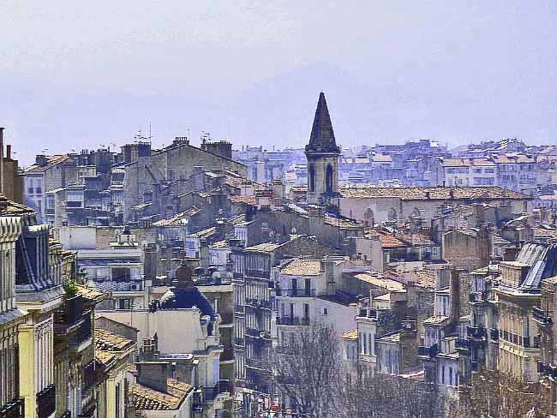 Marseille city view