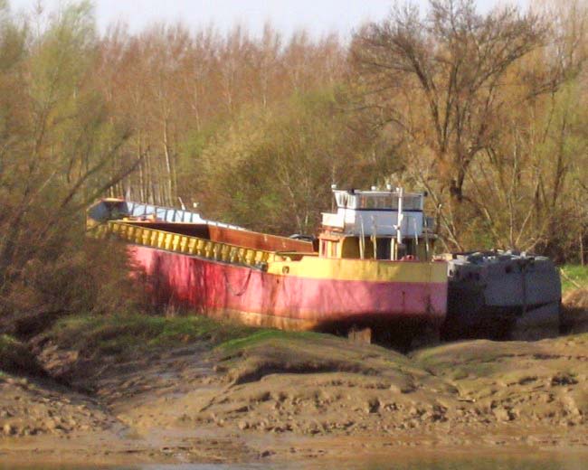 Hobson's red barge
