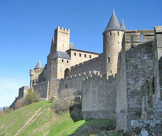 Carcassonne west ramparts