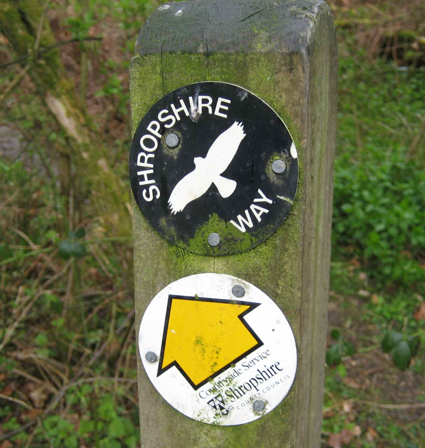 DS47 Shropshire Way sign