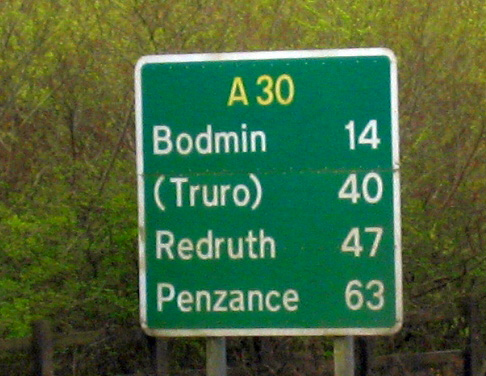 DS61 Mileage sign