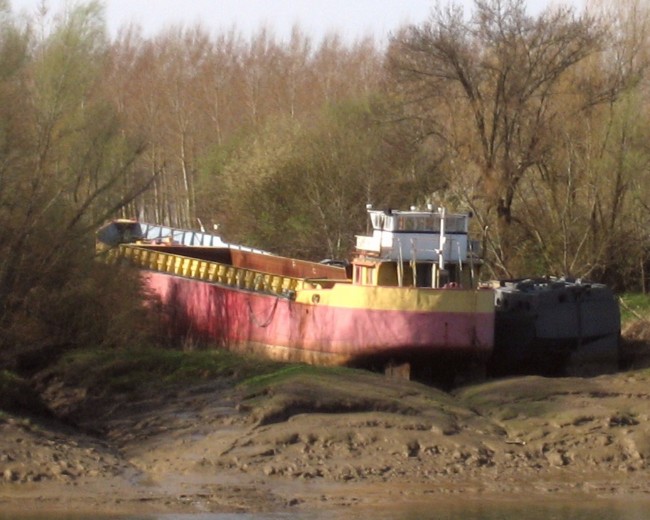 Hobson's red barge